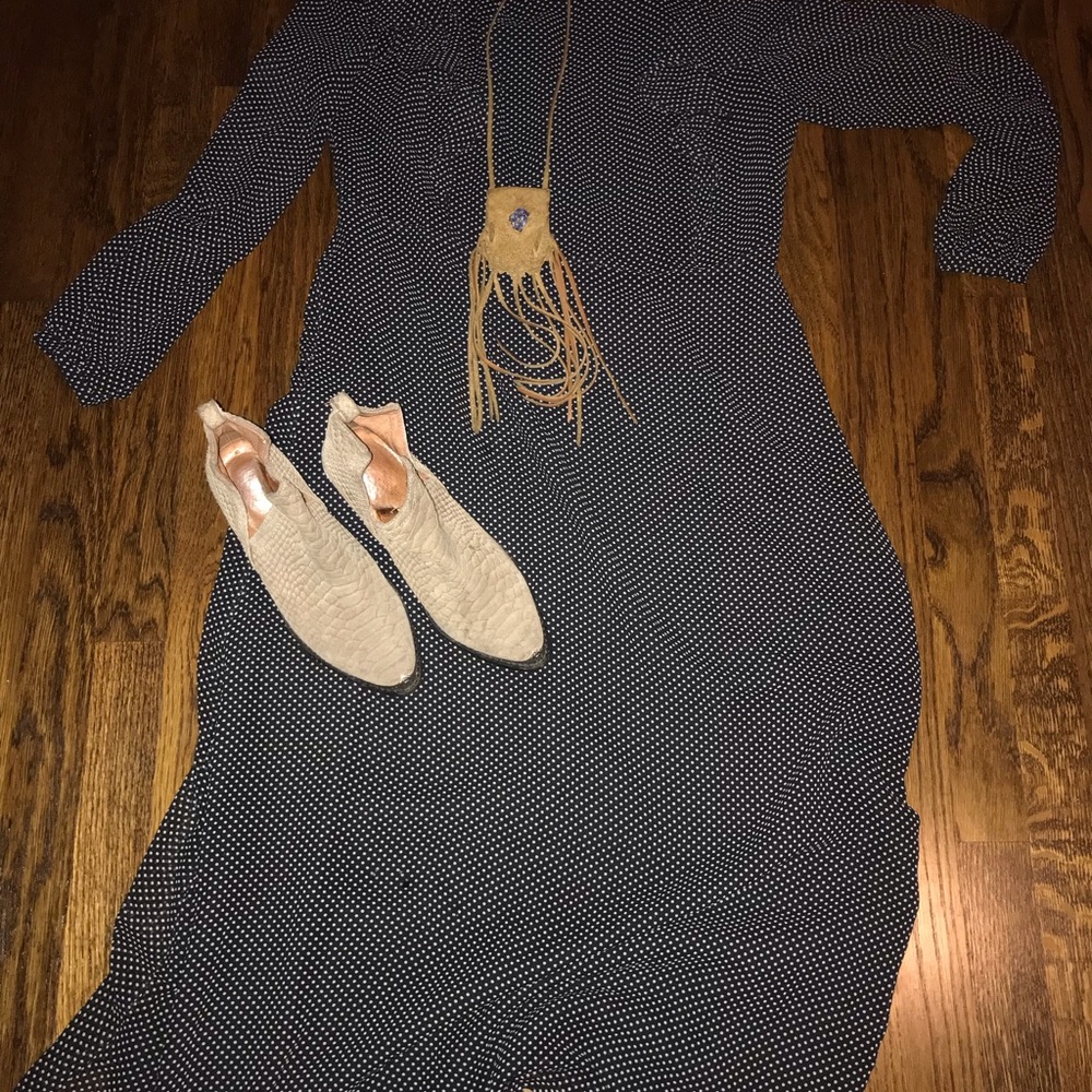 Who what wear polka dot dress